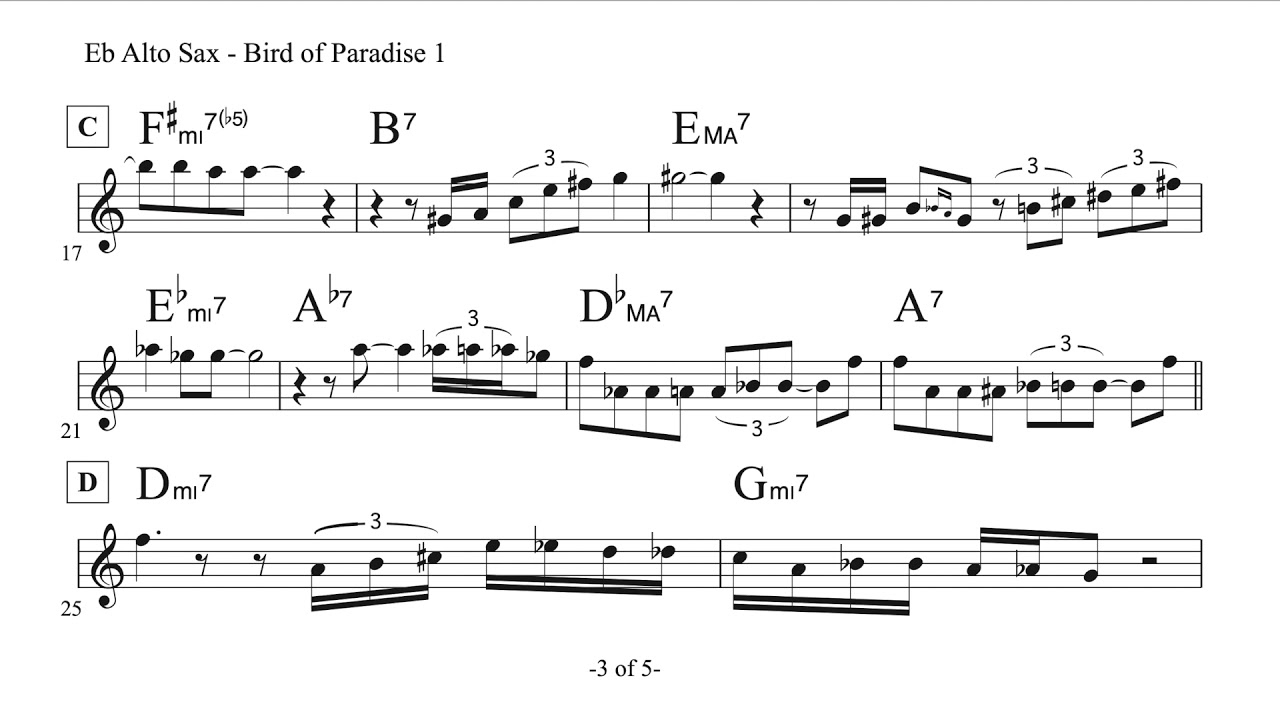 Charlie Parker on Bird of Paradise 1 - October 28, 1947