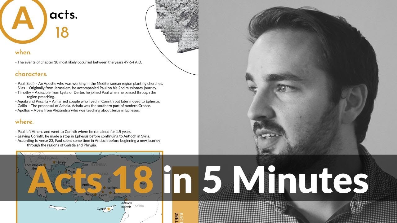 Acts 18 Summary in 5 Minutes - 2BeLikeChrist