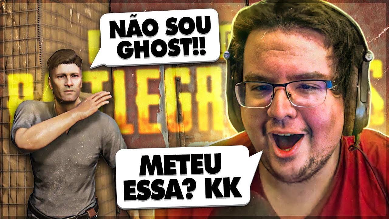 FLAGRAMOS UM GHOST NO PUBG AO VIVO E ELE... 🤣