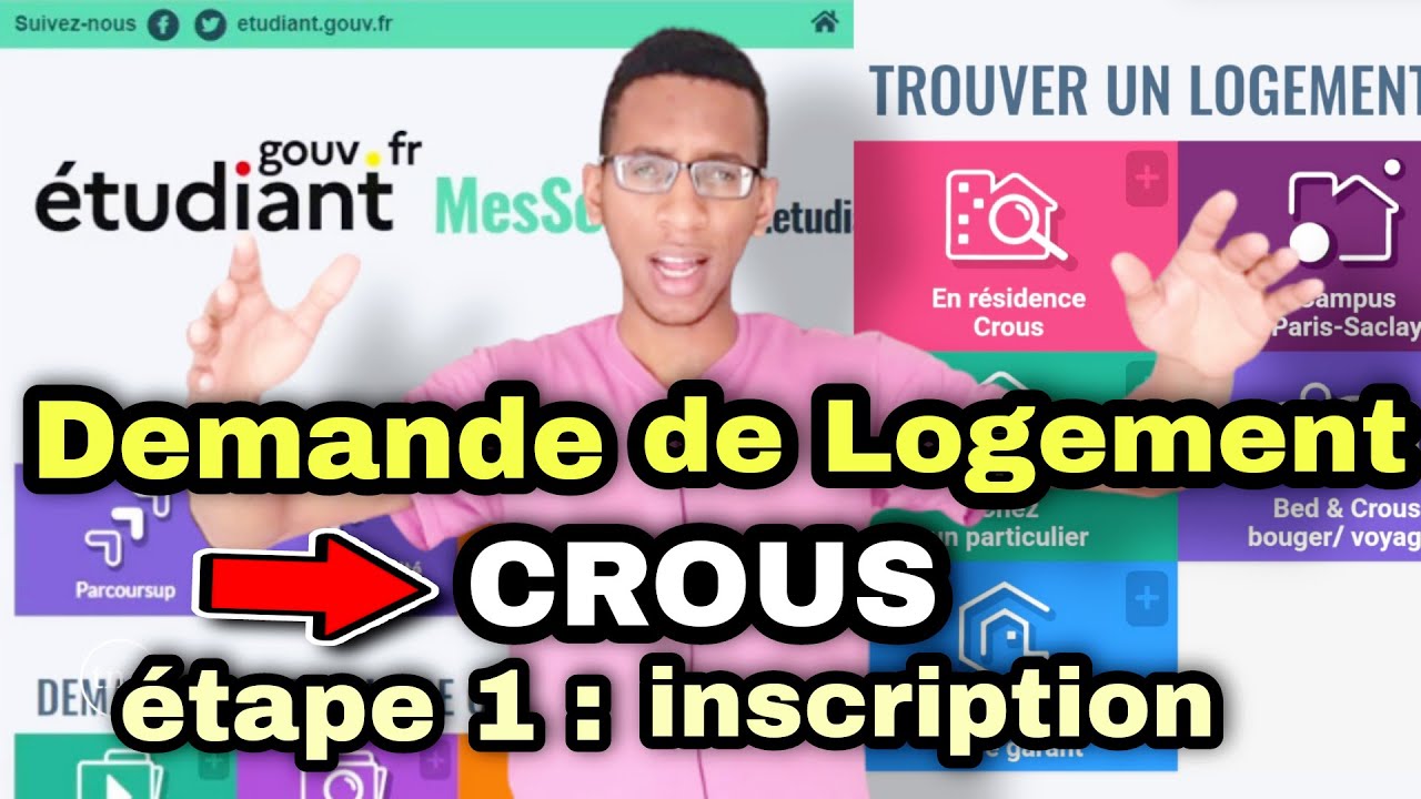 COMMENT S'INSCRIRE SUR CROUS FACILEMENT ? DEMANDE DE LOGEMENT ÉTUDIANT