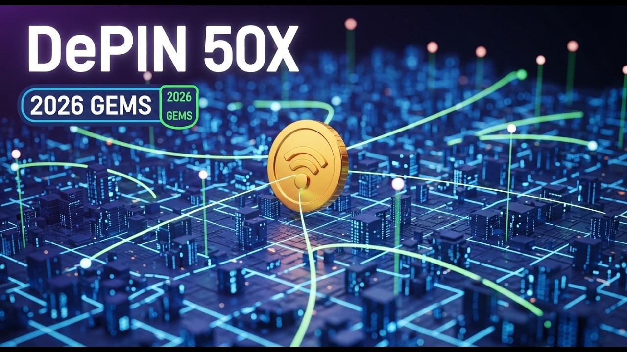 Top 5 DePIN Projects That Could 50x in 2026 (Don't Miss These!)