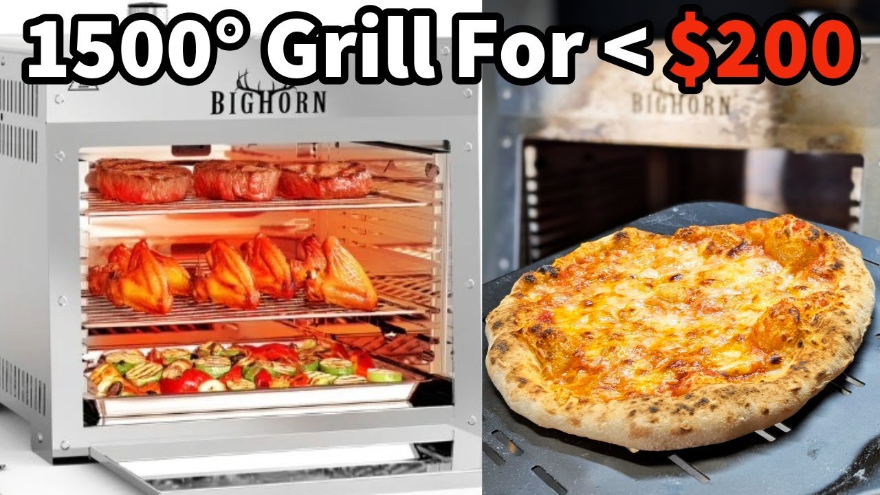 Инфракрасный гриль Big Horn Outdoor | Готовит при температуре 1500° F