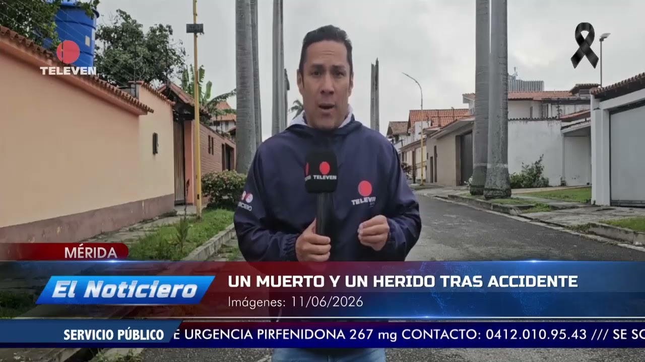 Camioneta cay&oacute; por un barranco en M&eacute;rida &ndash; El Noticiero emisi&oacute;n meridiana 12/01/26