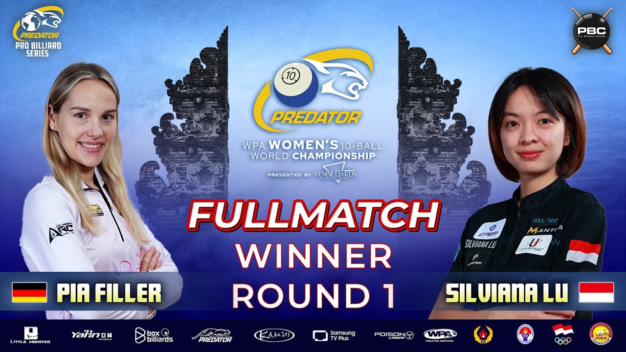 Pia Filler vs Silviana Lu | 2025 Predator WPA Women’s 10-Ball World Championship