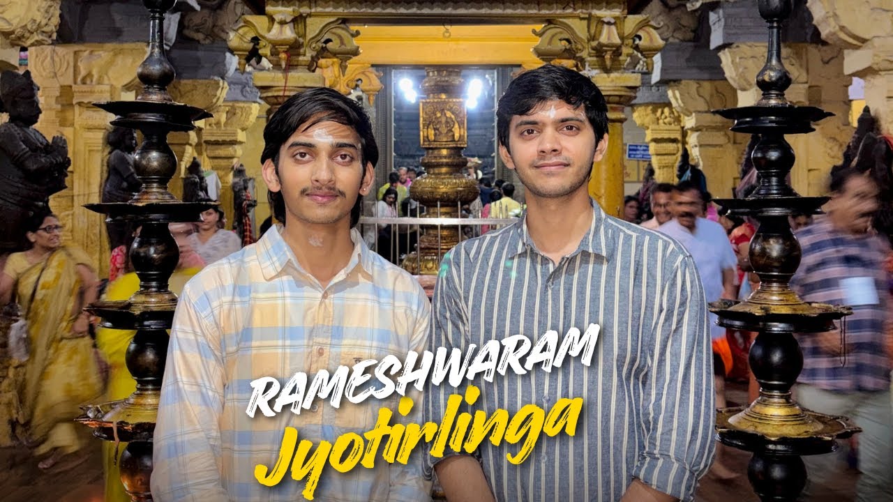 Visited Ramanathaswamy Temple Jyotirlinga ,Rameshwaram 😍| VellaChirag #vlog