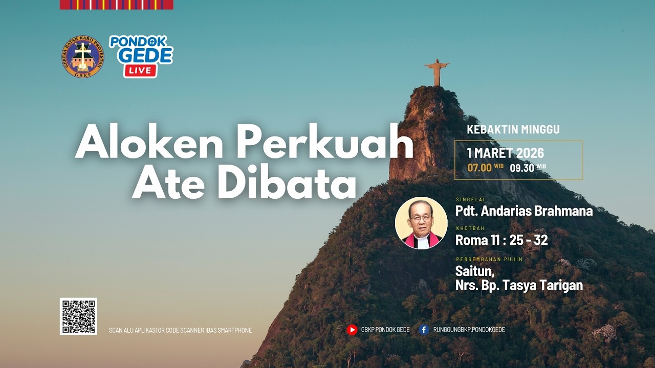 Kebaktian Minggu Passion III | GBKP Runggun Pondok Gede | 1 Maret 2026