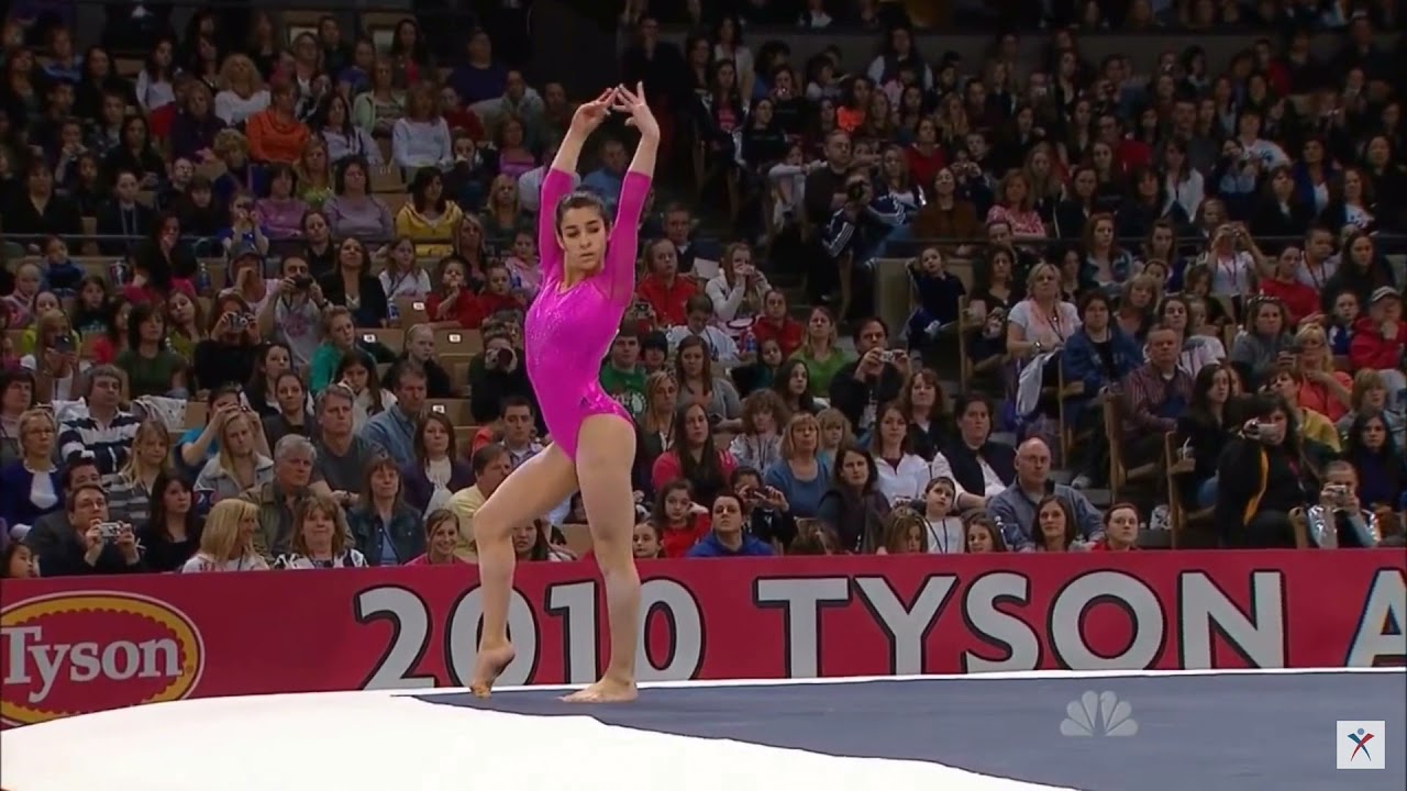 Aly Raisman Floor Senior Debut vs End of Career Difficulty Comparison!