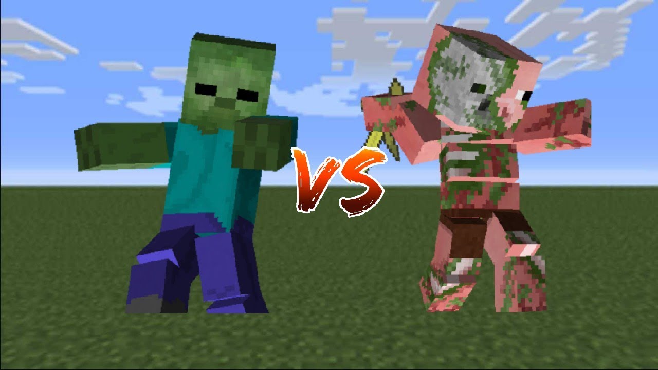 ZOMBIE TITAN vs ZOMBIE PIGMAN TITAN