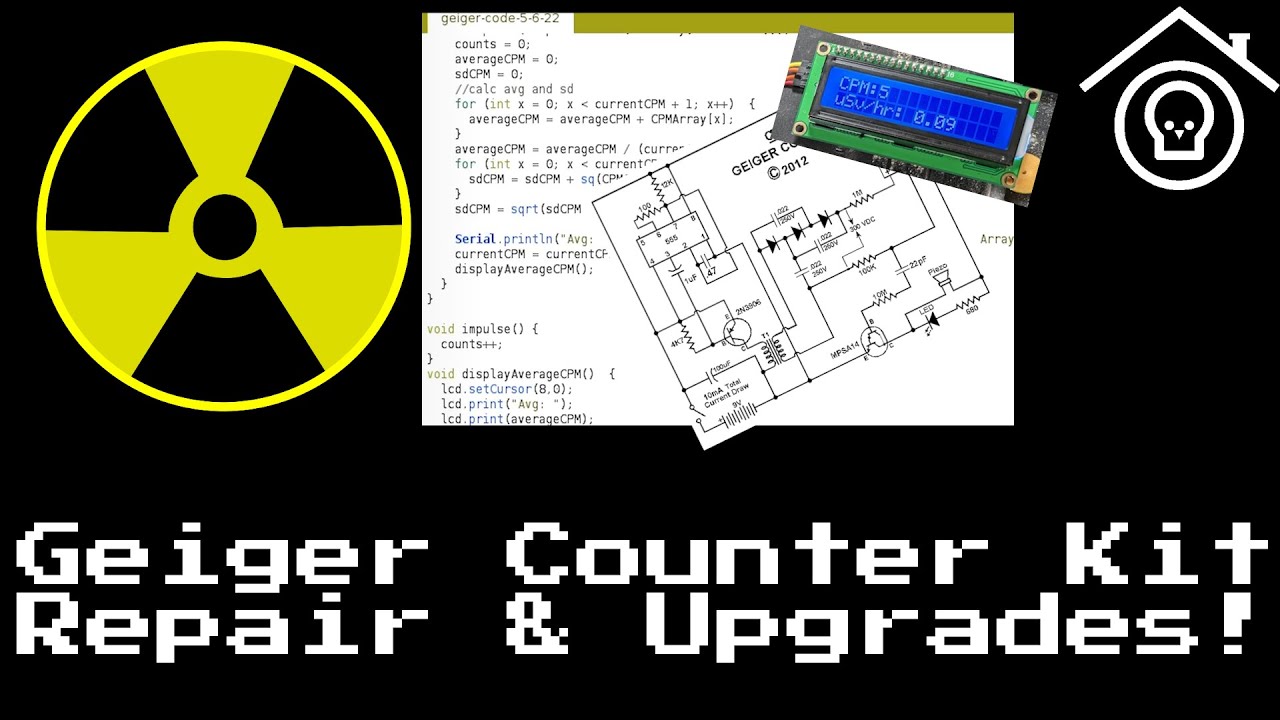 Geiger Counter Kit Repair & Upgrades! Arduino Fun!