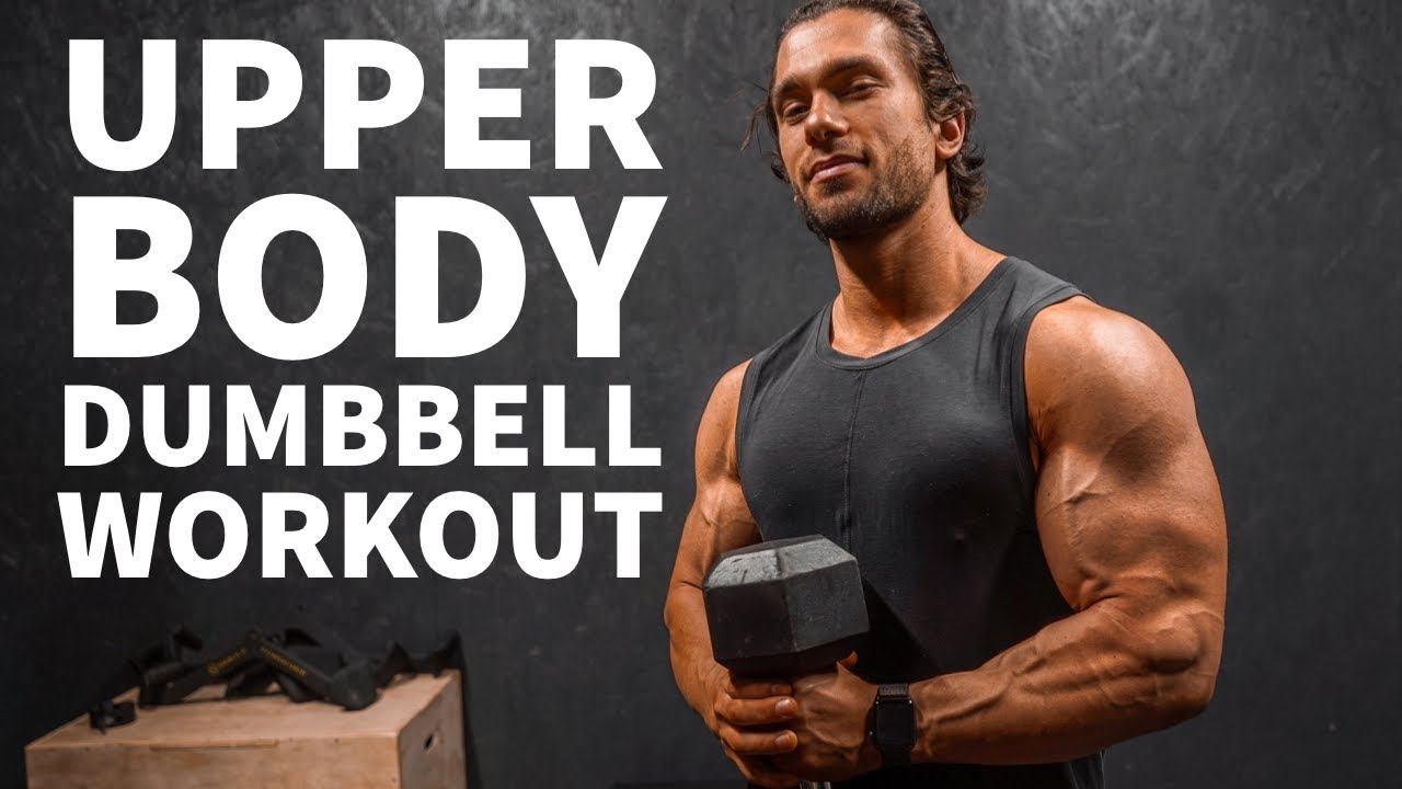 DUMBBELL ONLY UPPER BODY WORKOUT | Home OR Gym