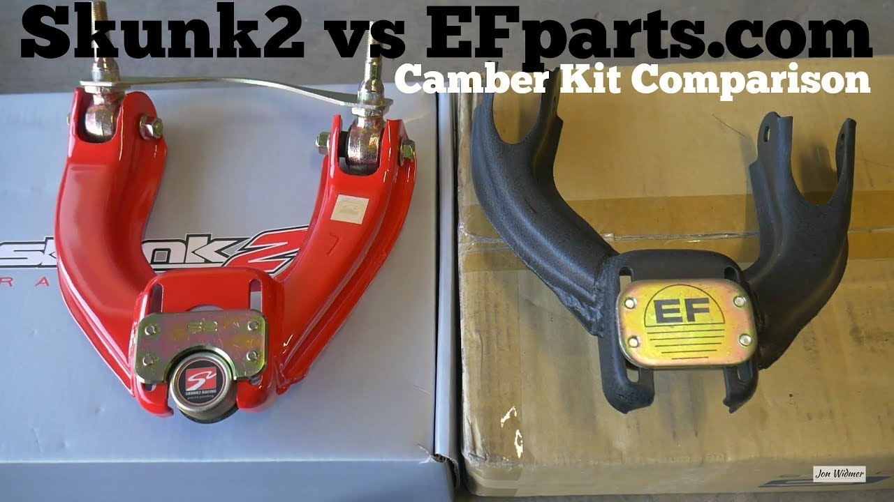 Skunk2 vs EFparts.com Camber Kit - Comparison and Install 88-91 on Civic CRX