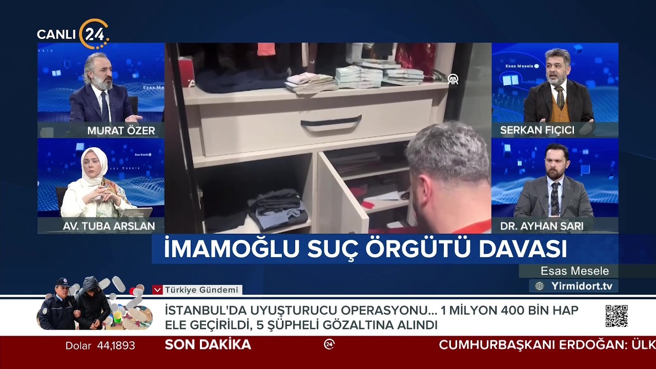 Murat Özer ile “Esas Mesele” / İmamoğlu Suç Örgütü Davası – 13 03 2026