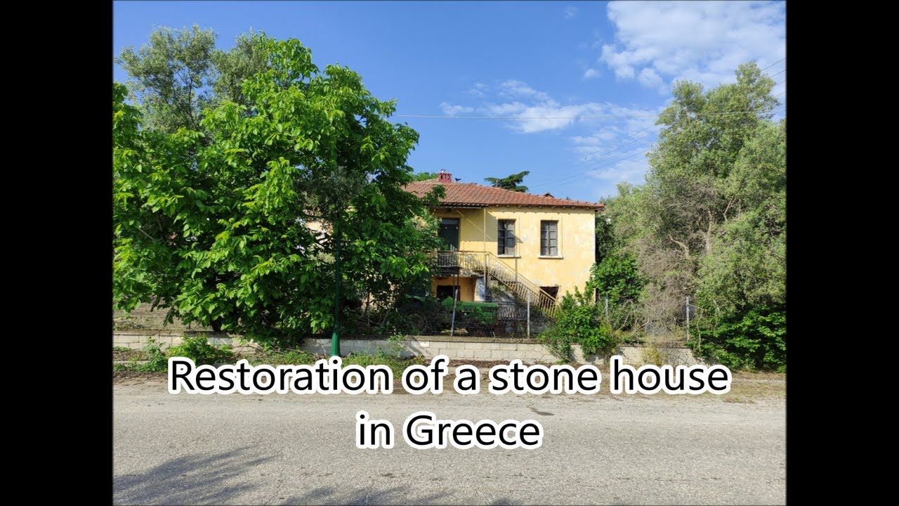 Restoration of a stone house in Greece