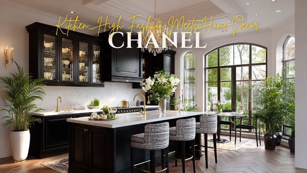 Chanel Inspired Kitchen  High Fashion Meets Home Decor