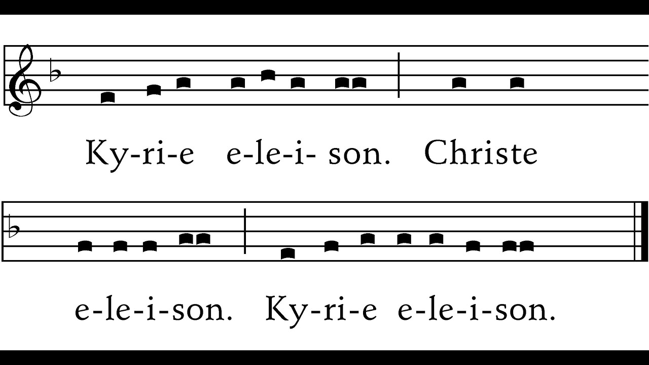 Kyrie nach Luthers Deutscher Messe