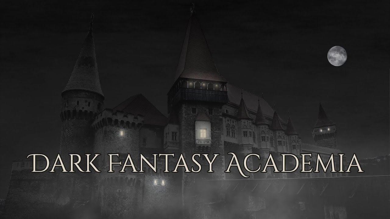 Dark Fantasy Academia Ambience and Music | ambience of a dark magical school