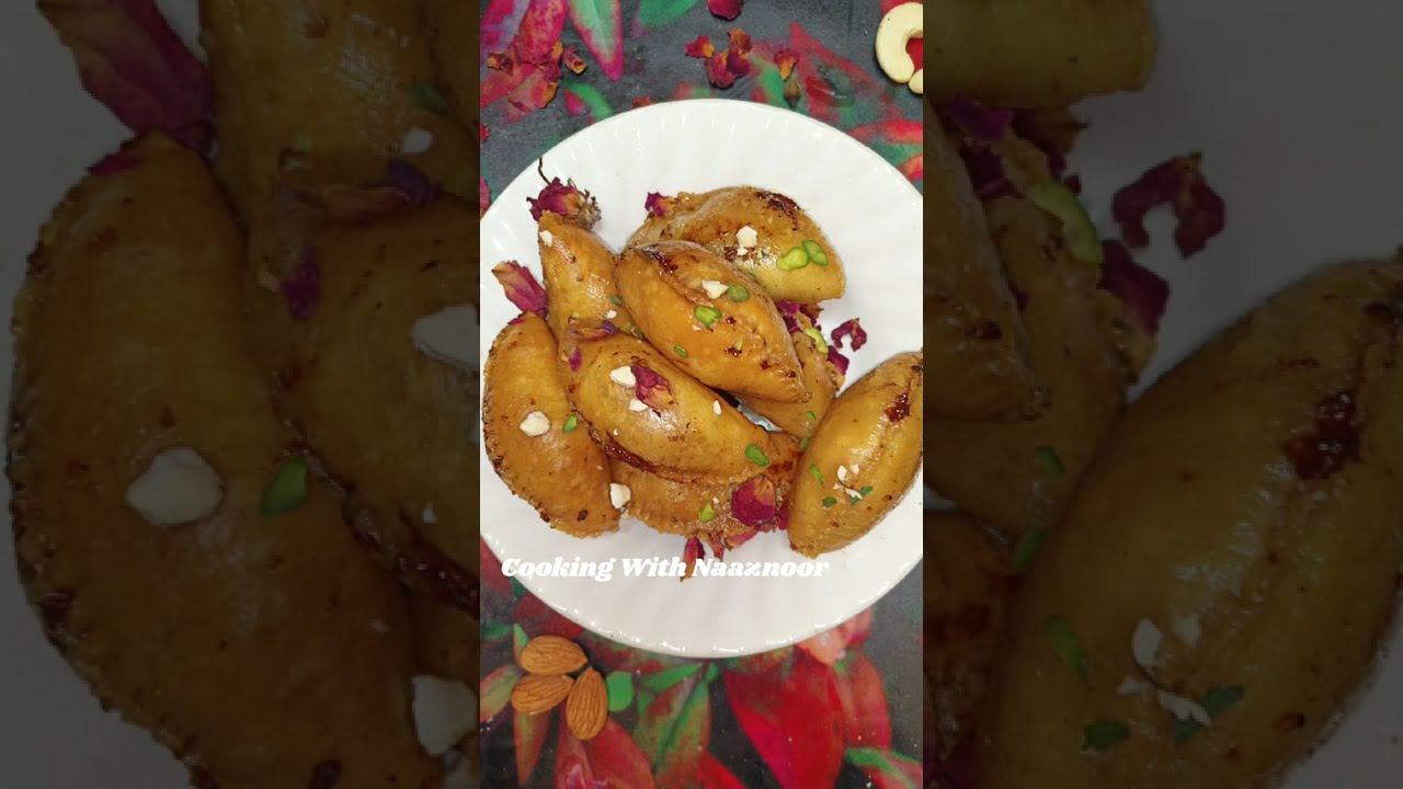 होली और दिवाली की स्पेशल recipe | mava gujiya | cooking with naaznoor