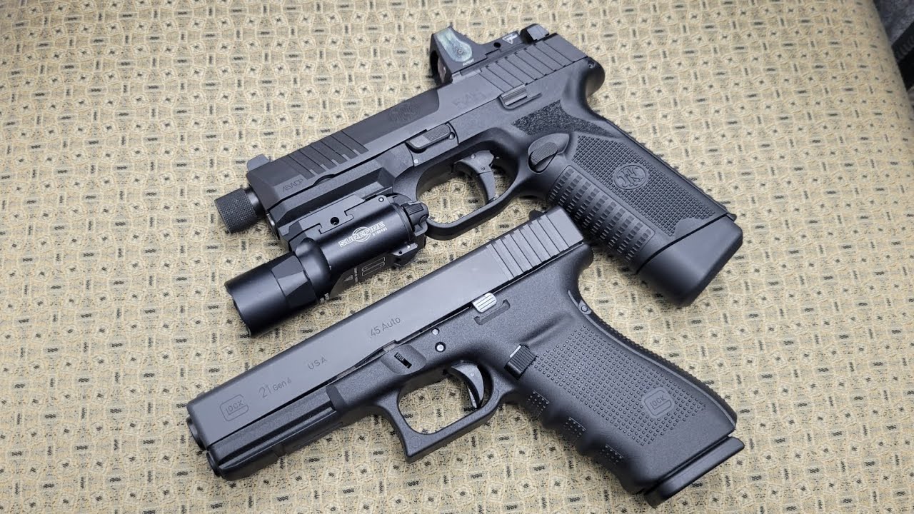 Glock 21 против FN 545 Tactical