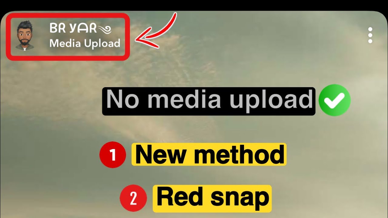 How to Remove Snapchat Media Upload Problem 2025 | New method