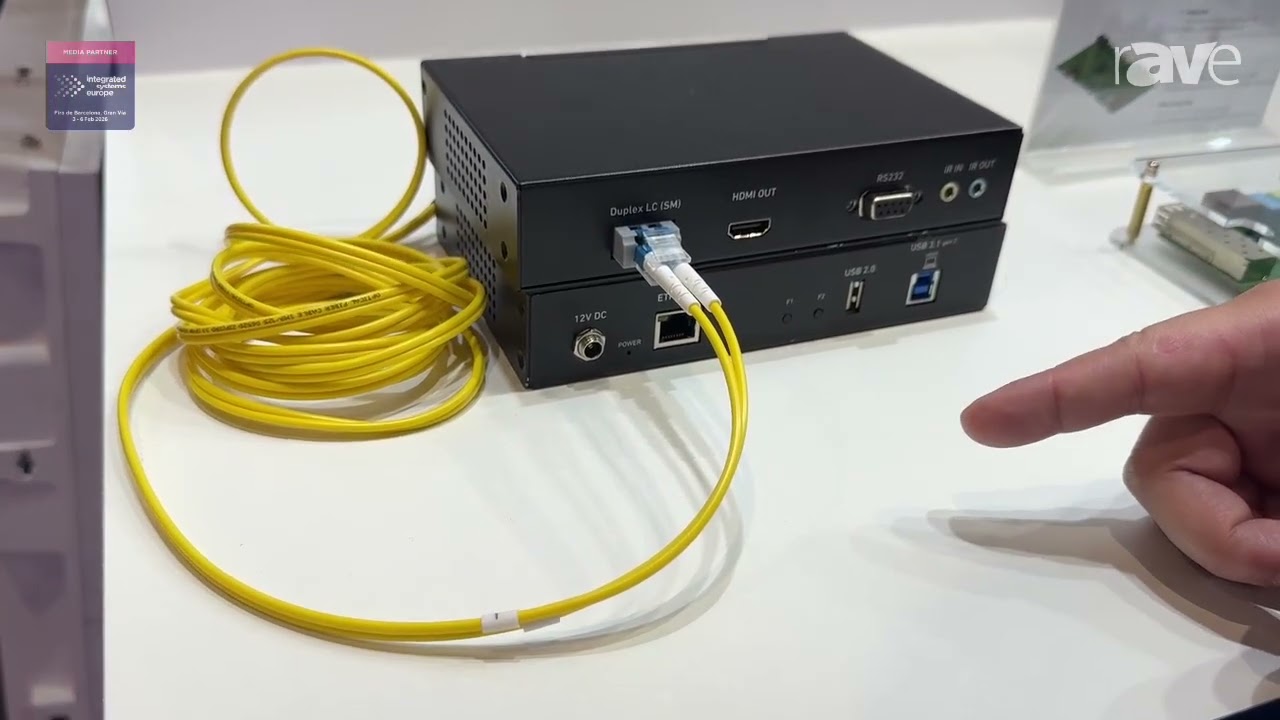 ISE 2026: GoMax Electronics Features EX-5601-3T1R HDMI 2.1 Over Fiber Extender