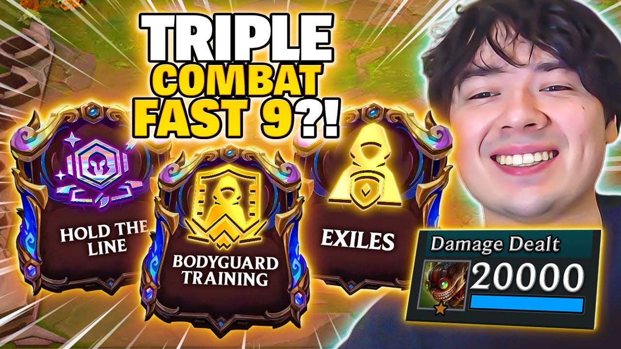 I Took 3 Combat Augments And Went FAST 9 In A Tournament Game (1 STAR ZIGGS 20K DAMAGE)
