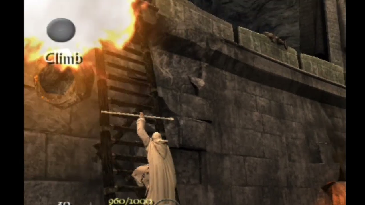 Jogando: The Lord of the Rings: The Return of the King (PS2) #gameplay #games #dsdohistoria1 