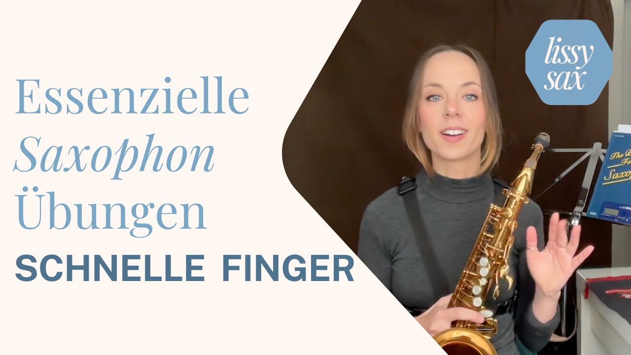 SCHNELLERE Finger am Sax - Übung zum Mitspielen