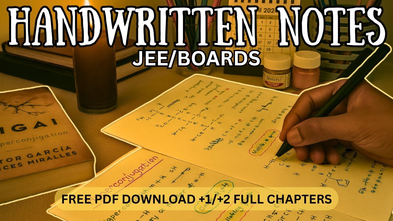 Handwritten notes for JEE physics, chemistry, maths|class11,12|#11th #12th#jee