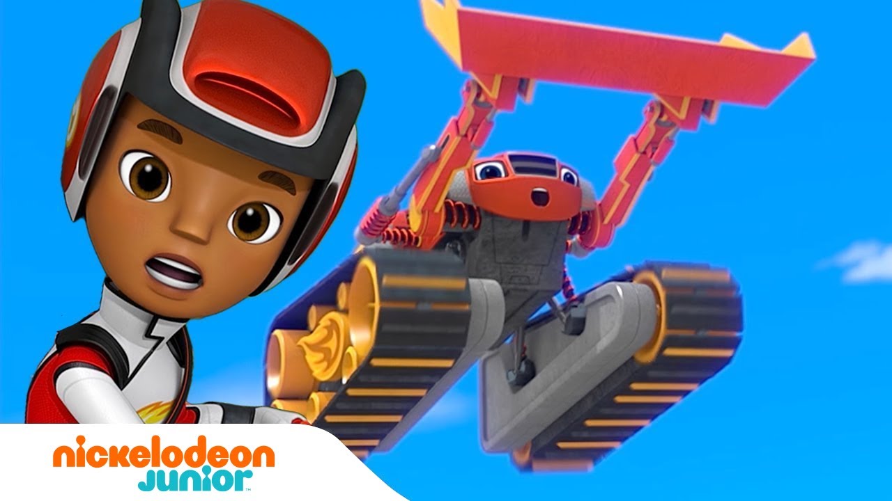 Blaze et les Monster Machines | Blaze et AJ les sauveteurs constructeurs ! | Nick Jr.