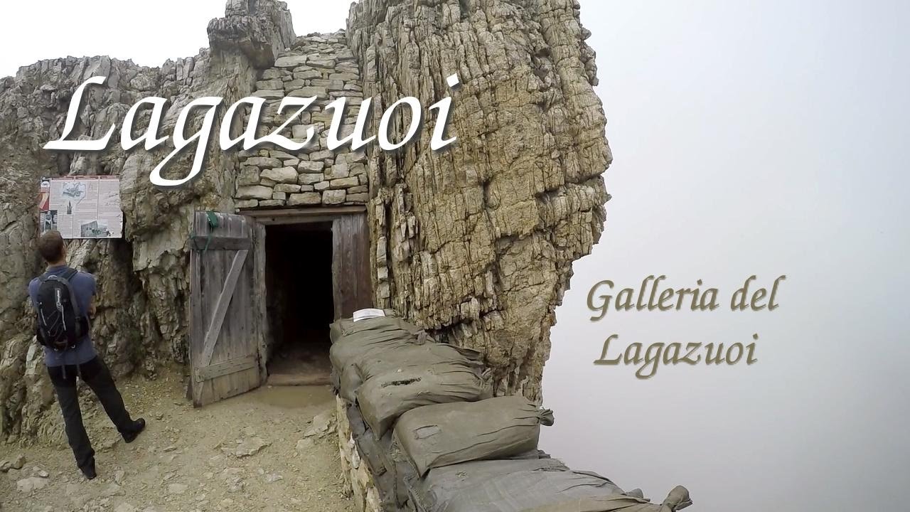 Lagazuoi Stollen,  Galleria del Lagazuoi, Dolomiten