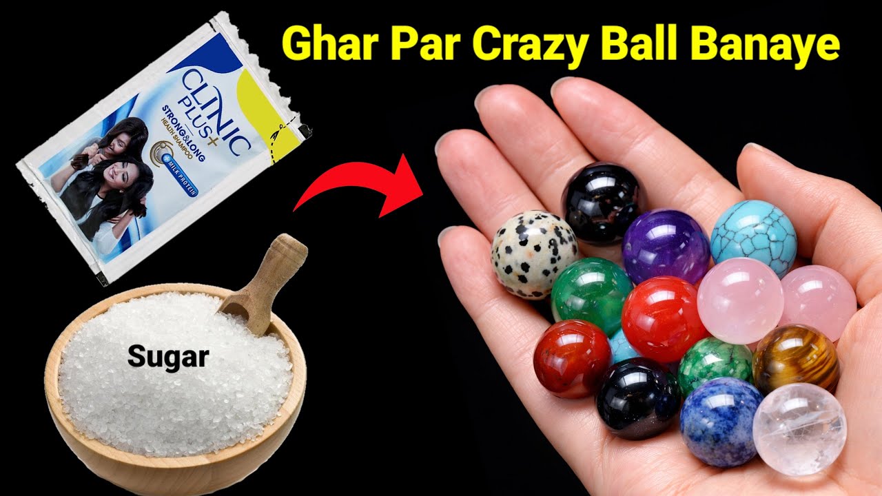 How to make orbeez withShampoo /DIY colourful waterballs/Homemade Crazy ball/Diy Bouncy ball#ball