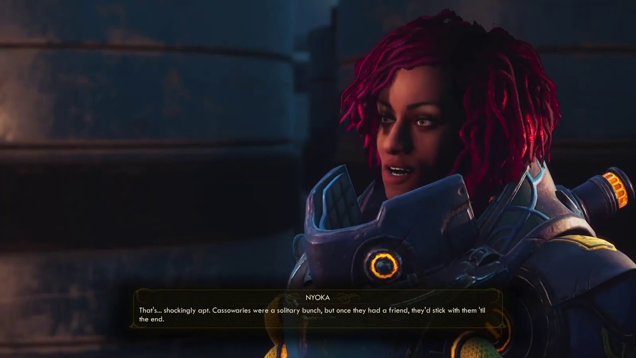 The Outer Worlds - Code Names (companions' reaction)