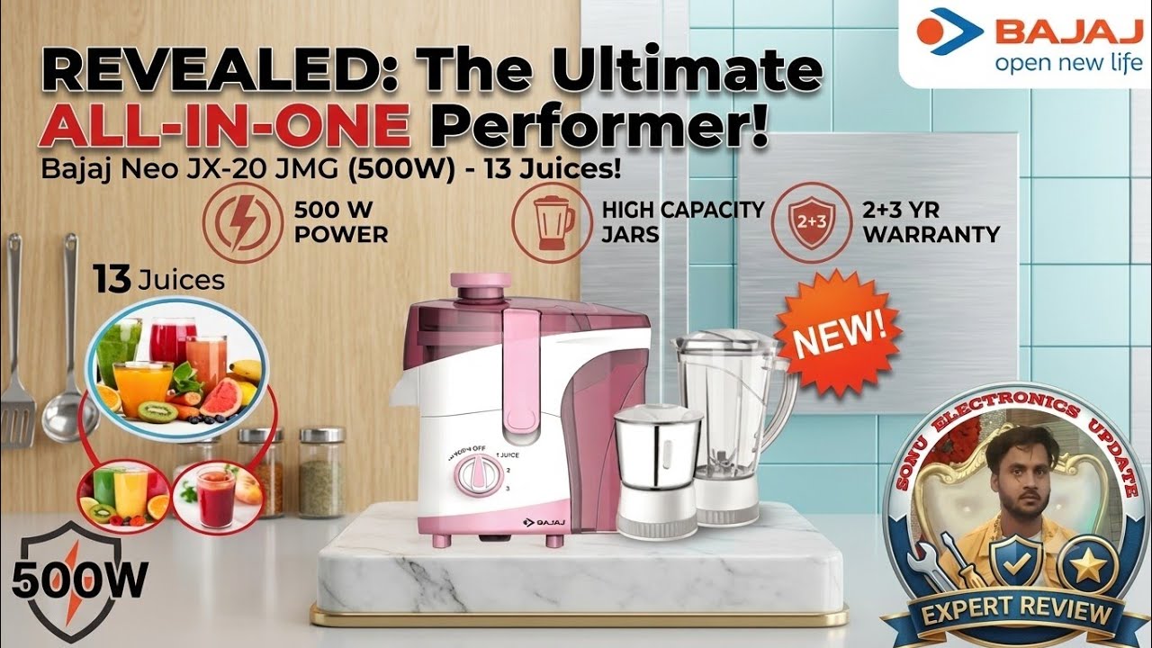 Bajaj jx 20 juicer mixer grinder 2022 unboxing | bajaj jmg | electronics shahzad | elecrio