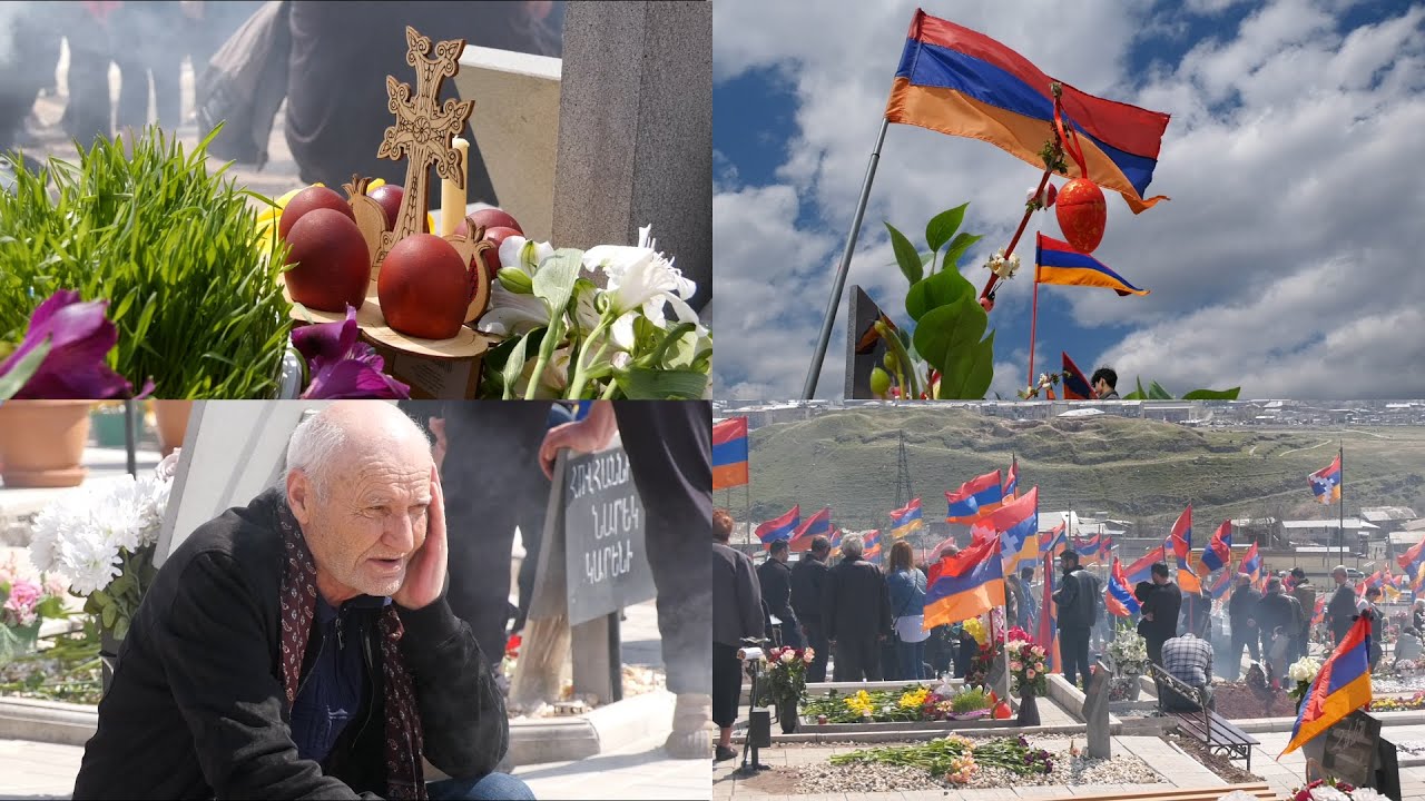 Սուրբ Զատիկը՝ Եռաբլուրում. մարդկանց հոսքը չէր դադարում