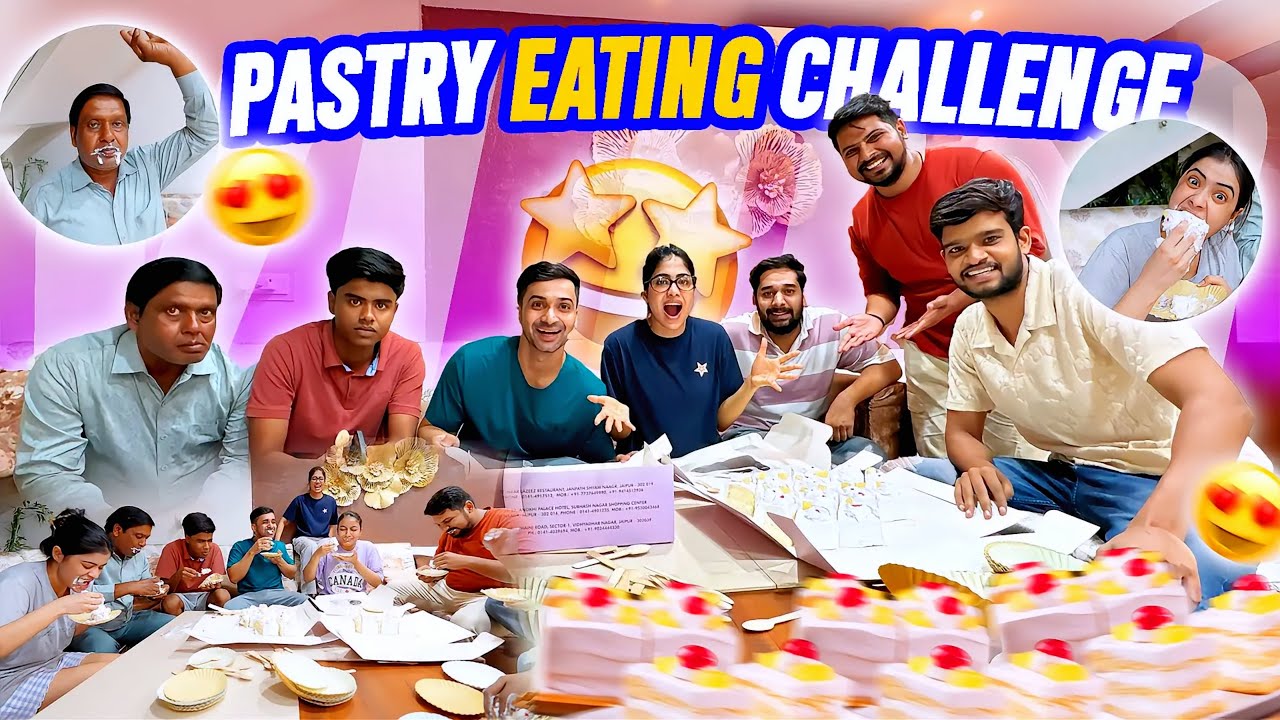 Pastry eating challenge 