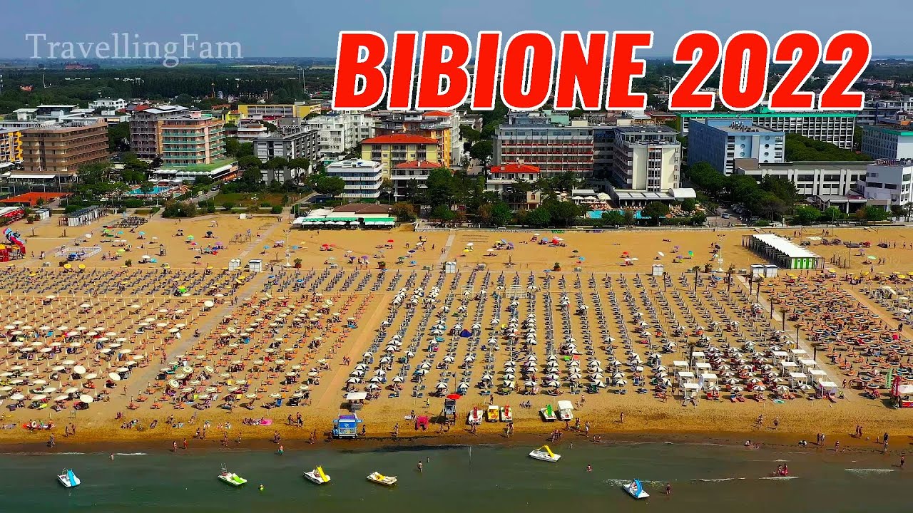 Bibione 2022. Drone Video. Отдых на море в Бибионе. DRONE FOOTAGE.