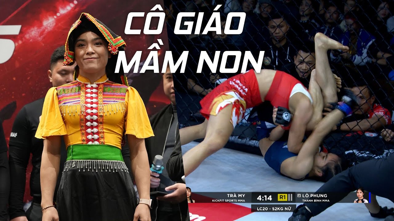 Đẳng cấp của cô giáo mầm non Lò Thị Phung, chỉ cần 1 phút để khuất phục đối thủ trên sàn MMA