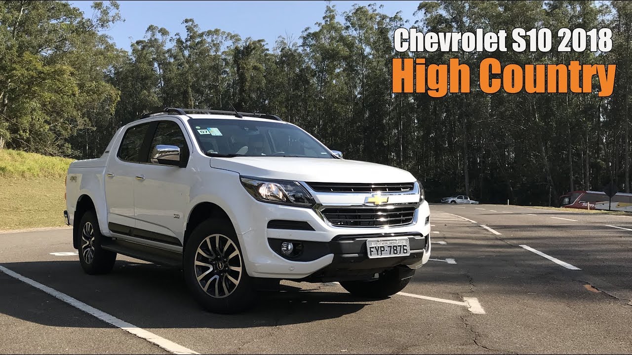 Nova Chevrolet S10 Diesel 2018 High Country - Falando de Carro