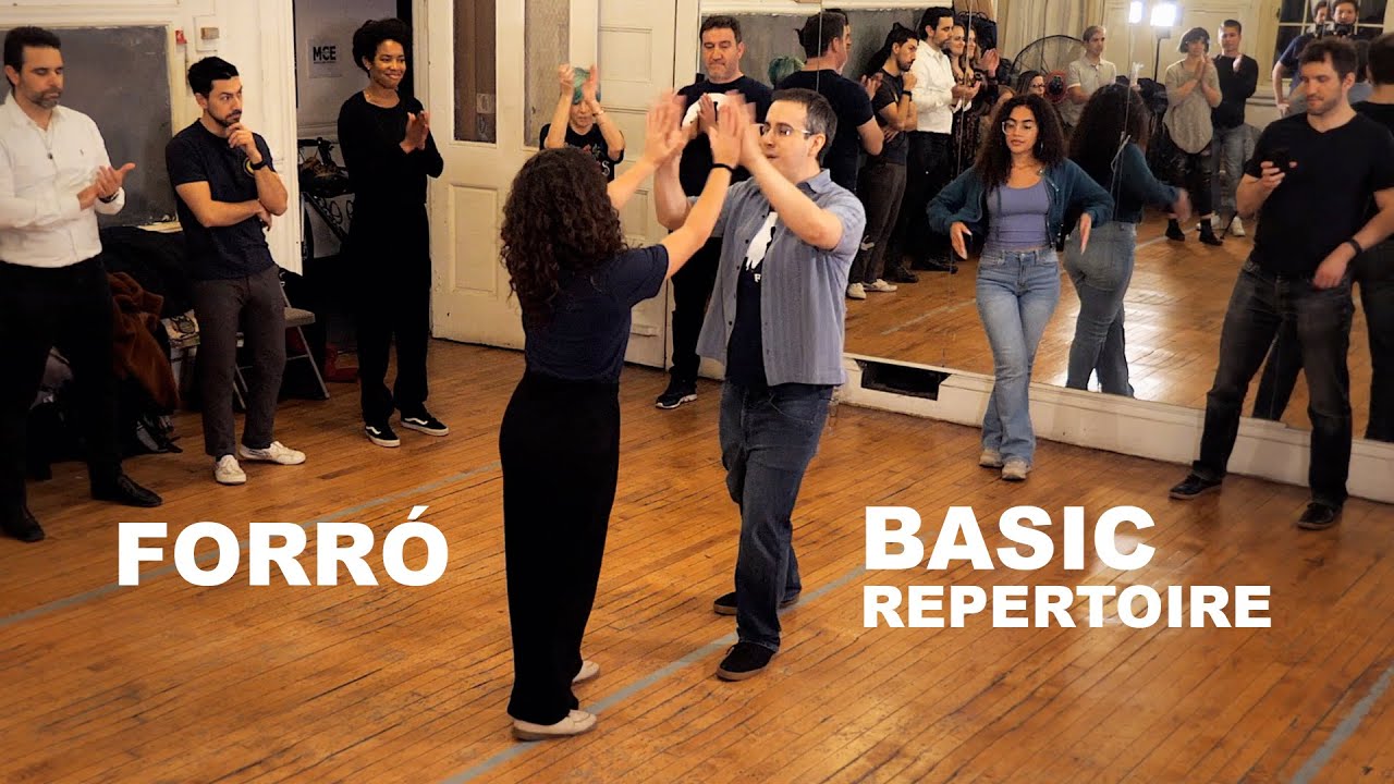 Forro repertoire of partner movements for beginners