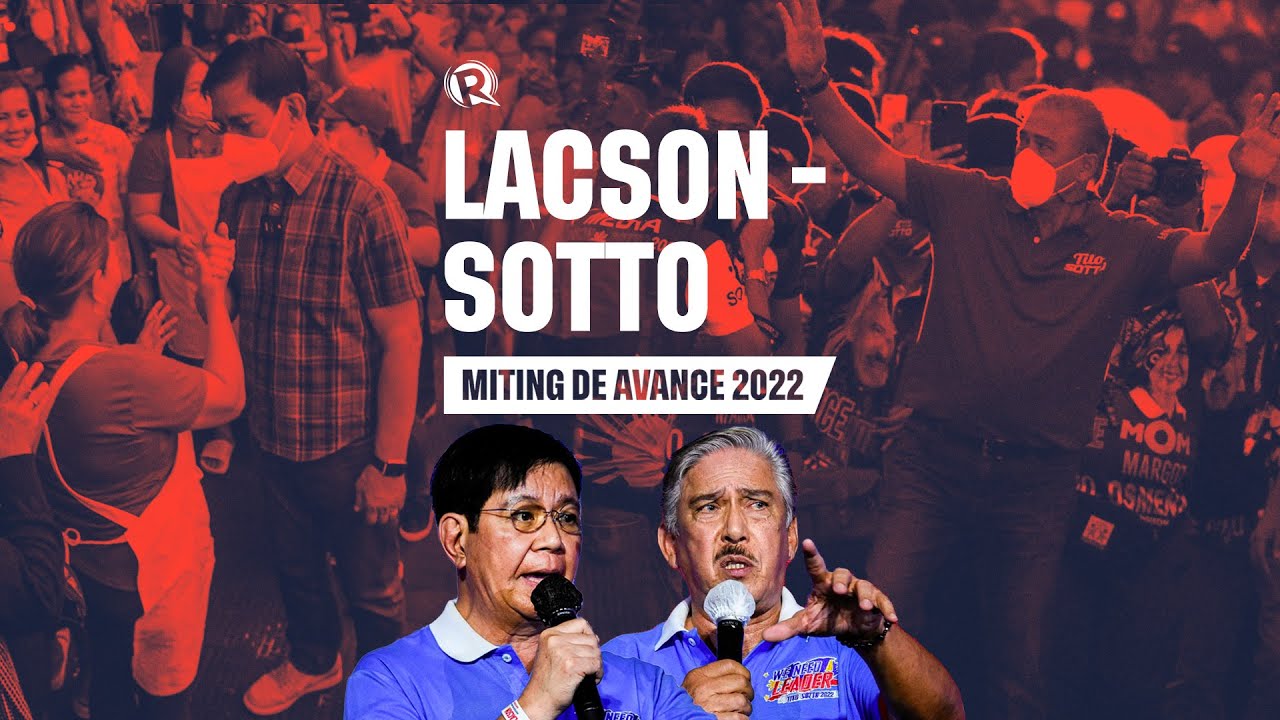 Lacson-Sotto miting de avance in Carmona, Cavite