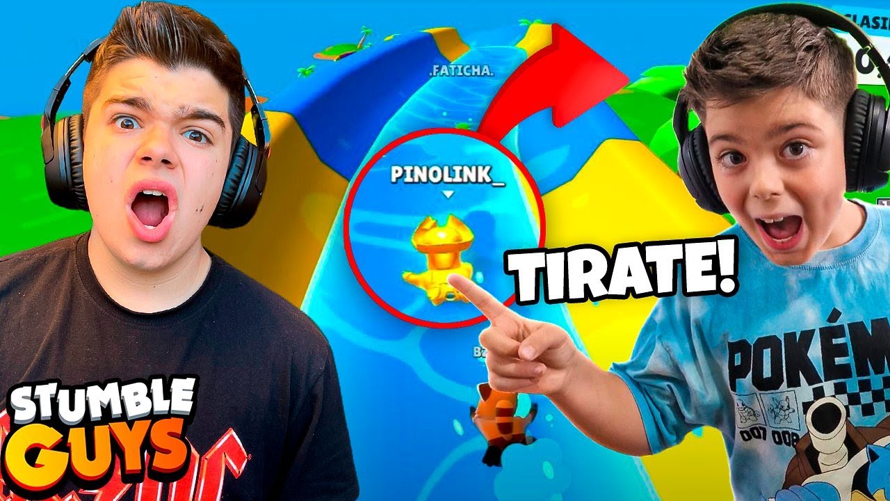 MI HERMANO DECIDE MI PARTIDA EN STUMBLE GUYS!!!