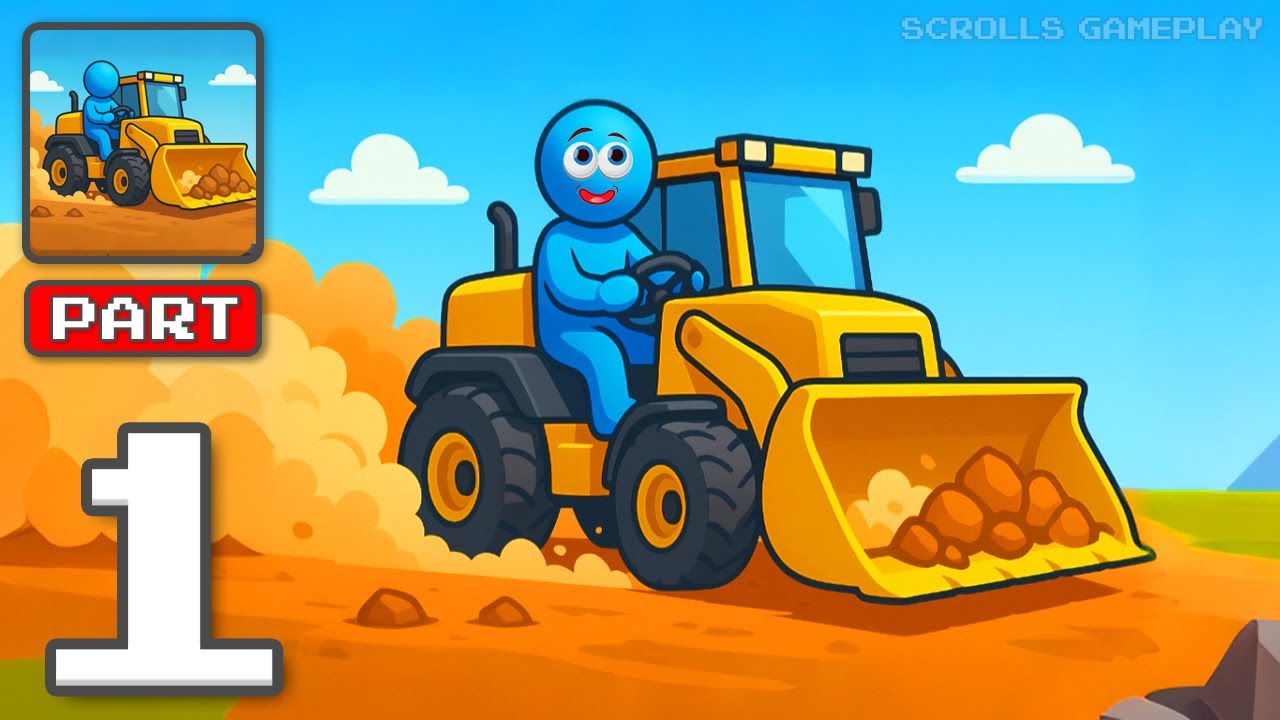 Dozer Demolish: City Tear Down - Gameplay Walkthrough Part 1 - My City Cleanup Begins (iOS, Android)