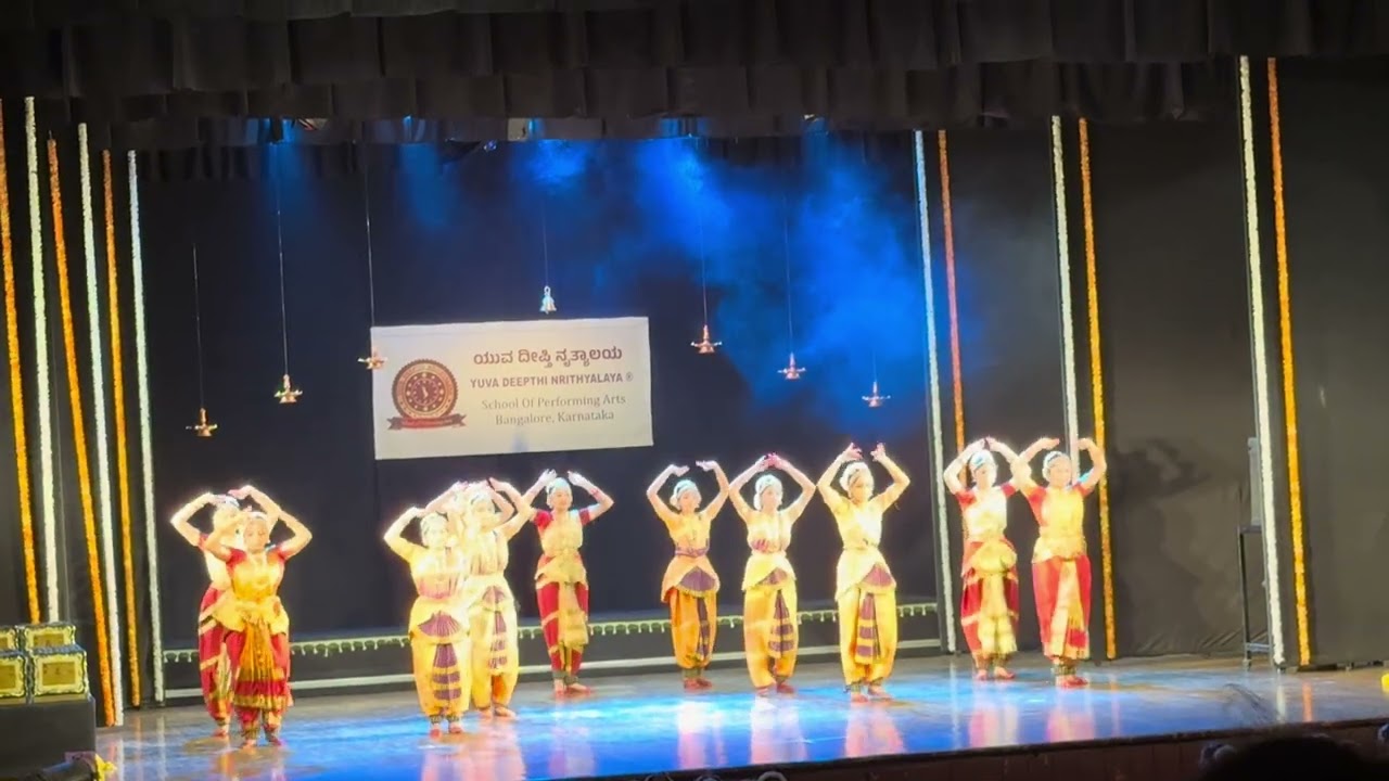 Dance class annual day ❤️ Bharatnatyam pushpanjali 