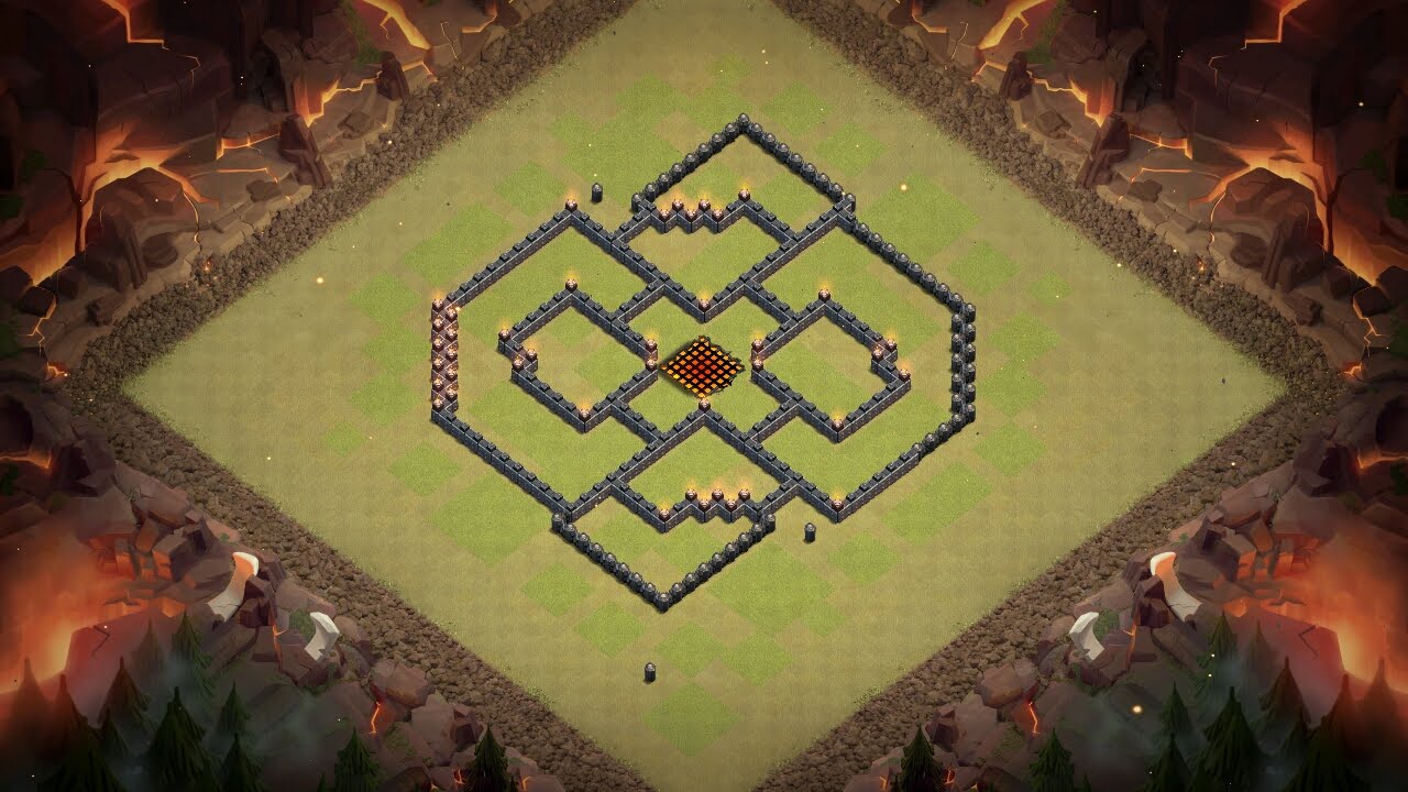 Th8 War Base||Anti Hog||Anti Gowipe||Clash of Clans||