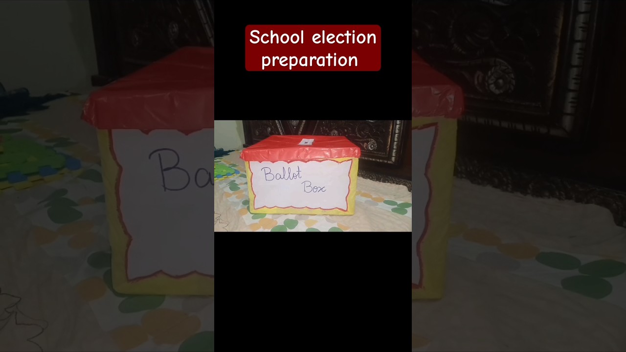 ballot box preparation #youtubeshorts #shorts #ballotbox