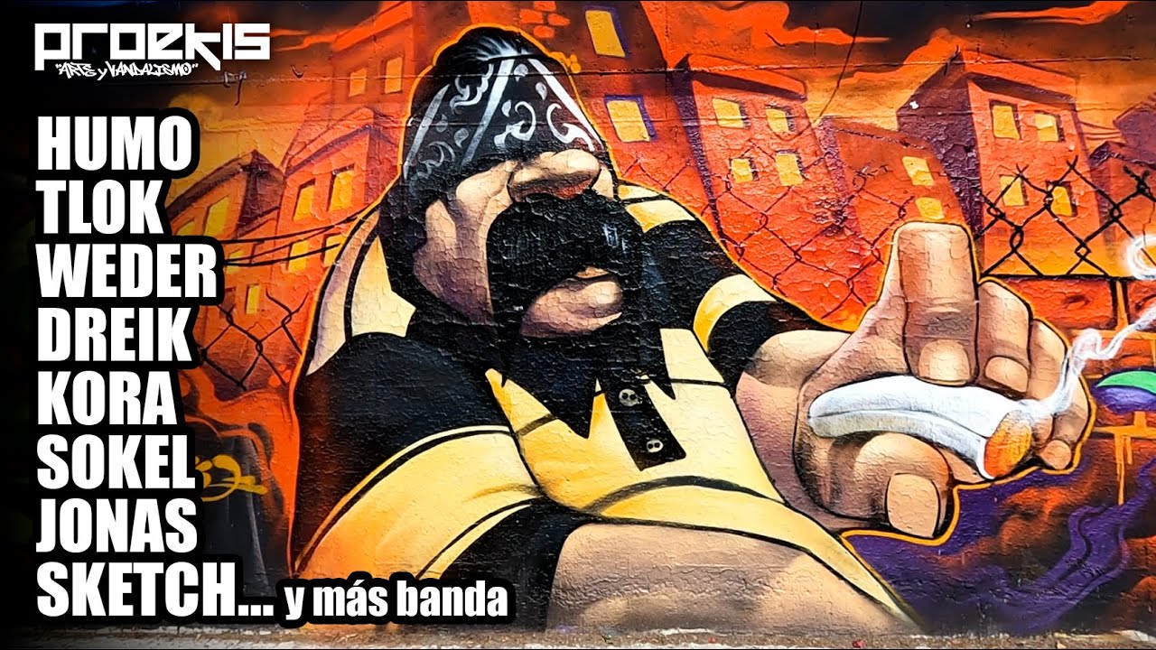 Muro x HUMO, TLOK, WEDER, DREIK y más writers Cdmx/2022 I Graffiti