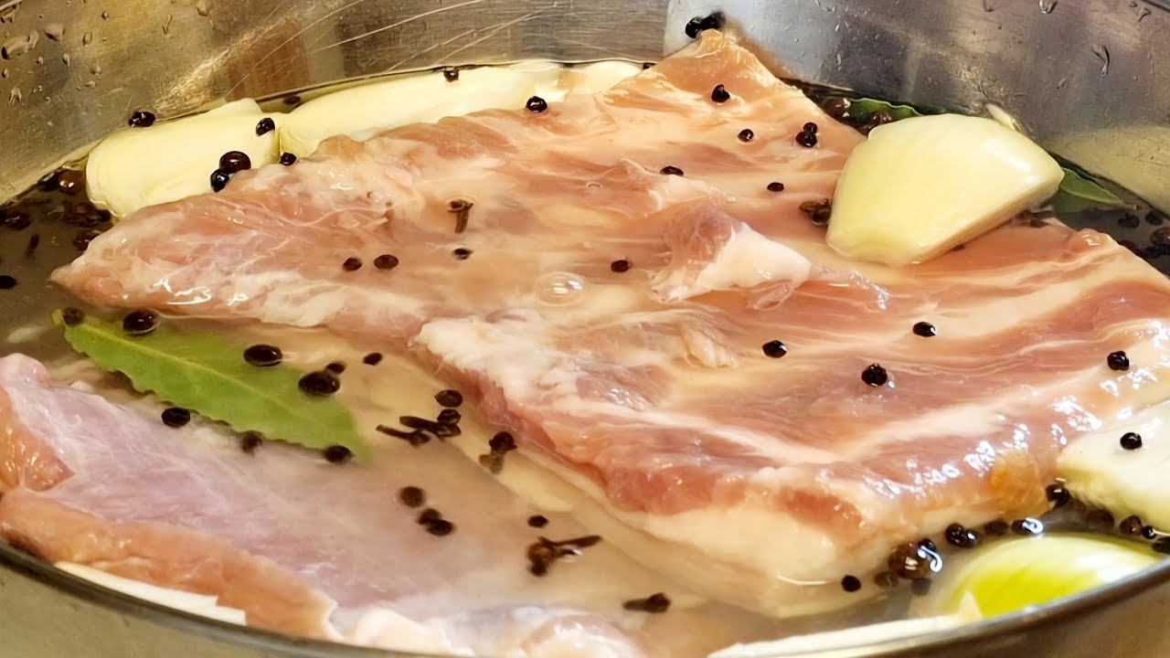 SAUMURE POUR VIANDE:Comment Je Réalise Ma Saumure Pour Viande Avant Le Fumage Où Séchage