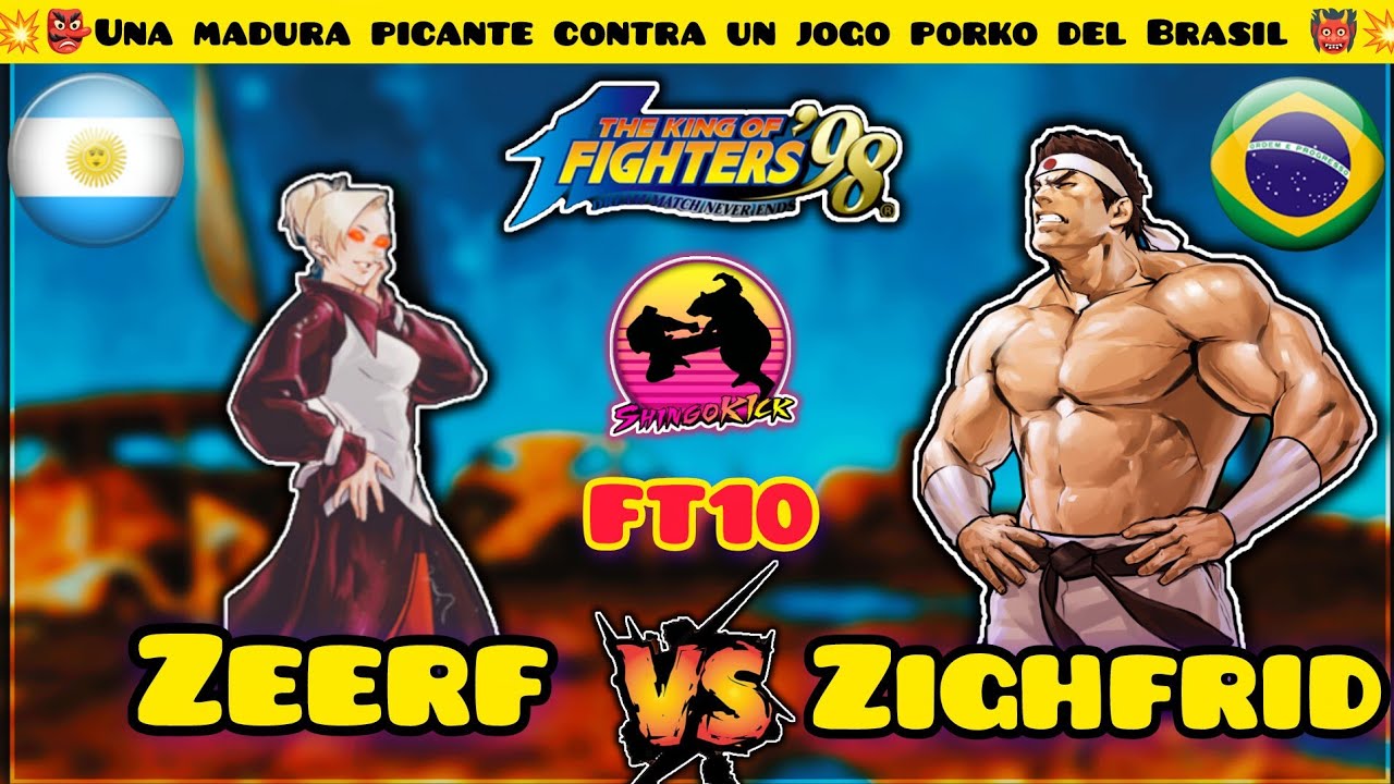 🔥Pelea Vago Pelea🔥🇦🇷ODT-Zeerf🇦🇷🆚🇧🇷Zighfrid🇧🇷 FT10 #kof98 