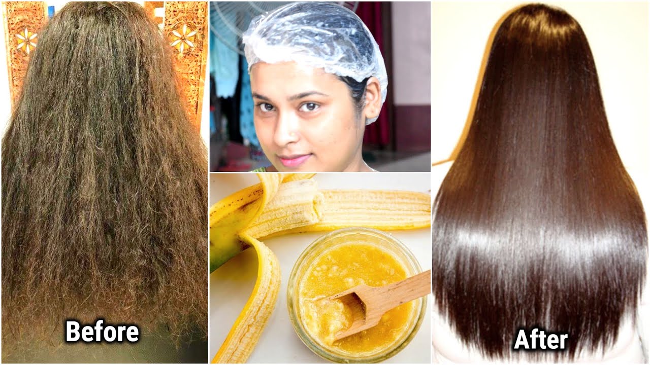 Hair spa With Banana At Home /Hair Spa Under 10 Rupees At Home/Get silky,Shiny,Smooth Hair Instantly