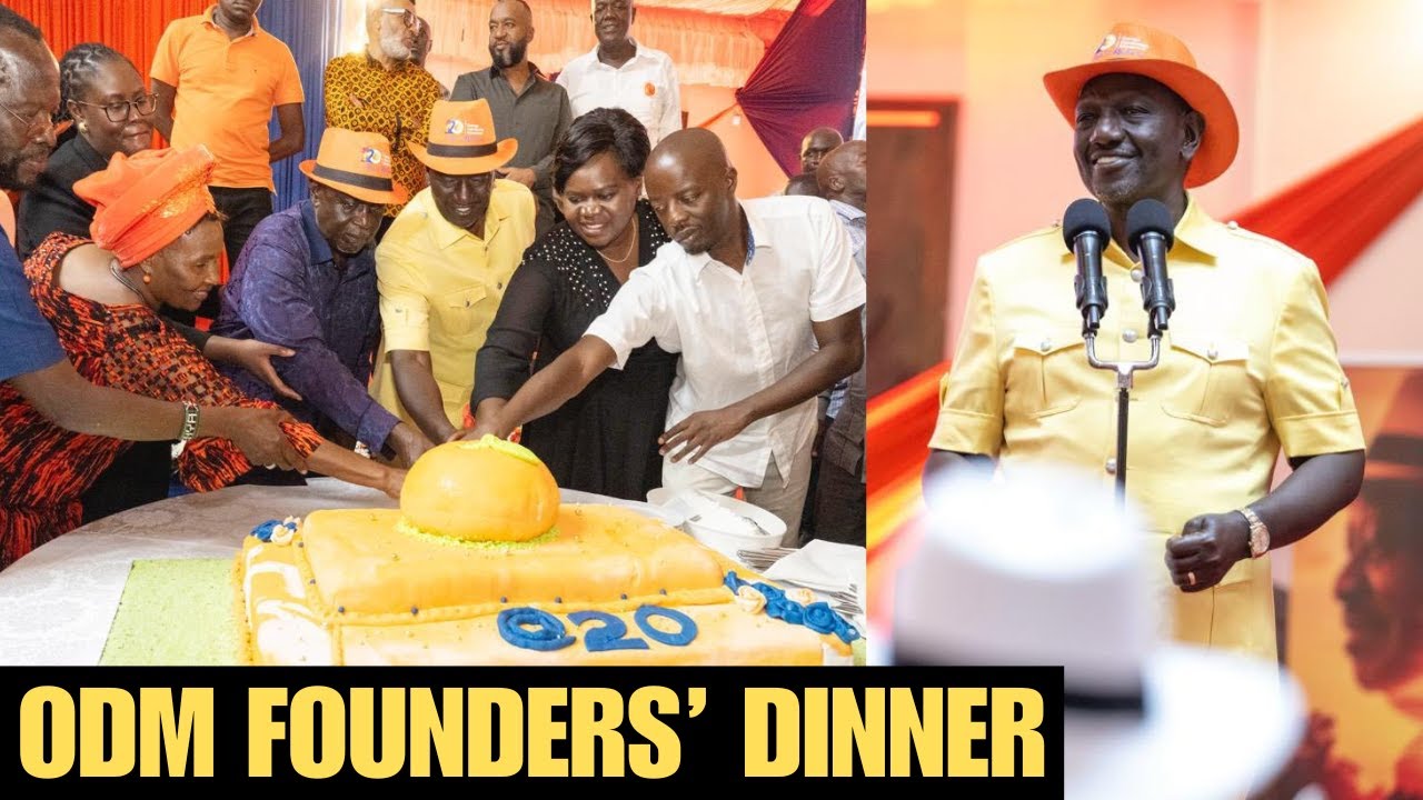 President Ruto attends ODM Party Founders' Dinner in Mombasa! Powerful Political speeches!!